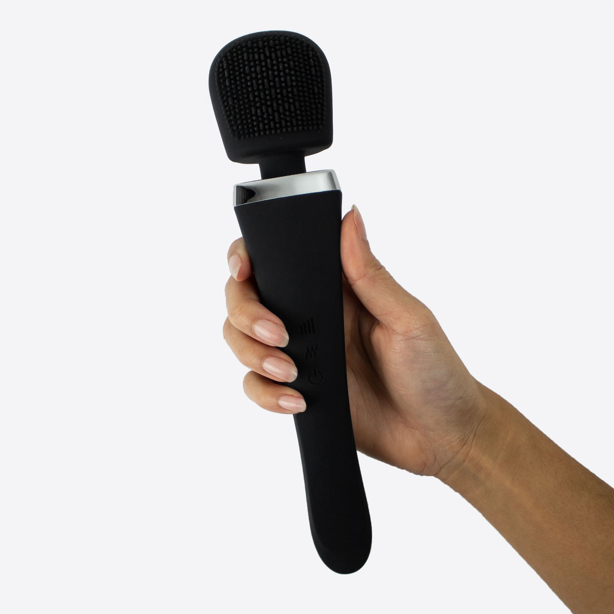 Amina power wand vibrator 2-i-1 hoved